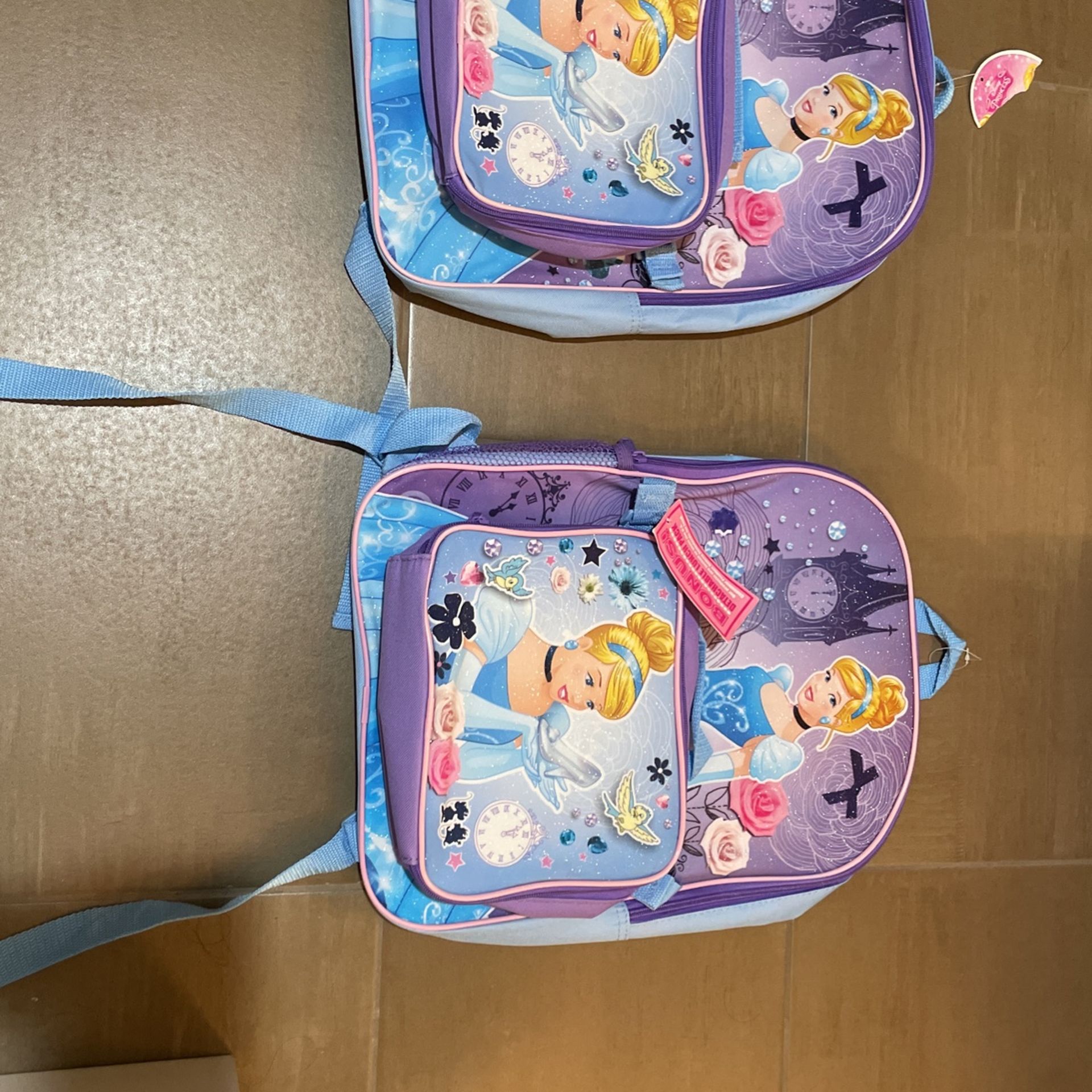 Cinderella Backpack with Lunch Box