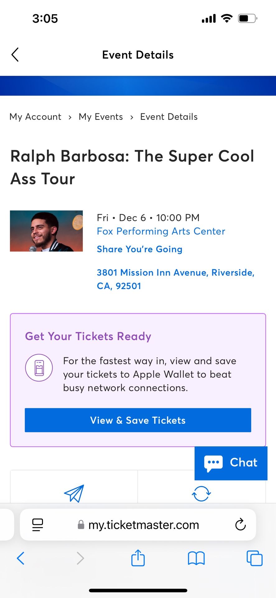 Ralph Barbosa Tickets