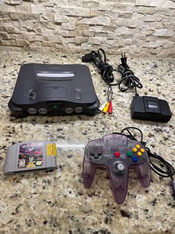 Nintendo 64 N64 Console and 1 Game