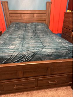 Queen size bed frame