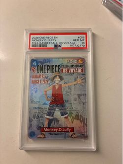 One piece monkey d luffy collage voyage promo PSA 10