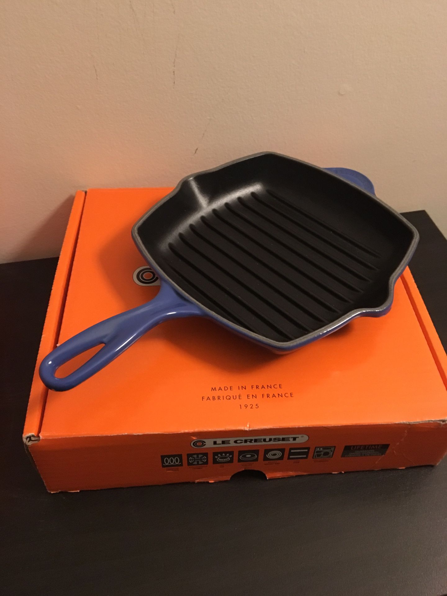 Le creuset skillet grill made in france