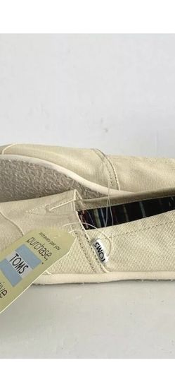 Toms Canvas Shoes New 6.5