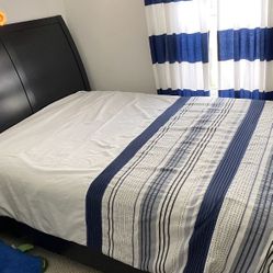 Queen Bed Frame With Drawer Storage