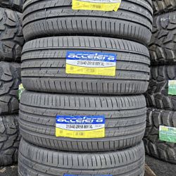 215/40/18 Accelera(4 TIRES NEW) INCLUDED INSTALLATION AND BALANCING (PROMOTION)✅