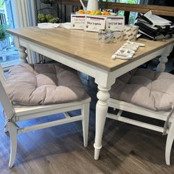 Farm Table  Ethan Allen 42x42