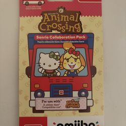 Animal Crossing Sanrio Collaboration Pack Amiibo 