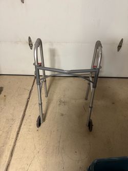 Adult folding walker