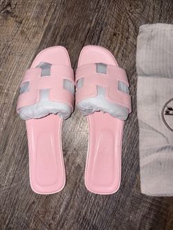 Hermes sandals pink women
