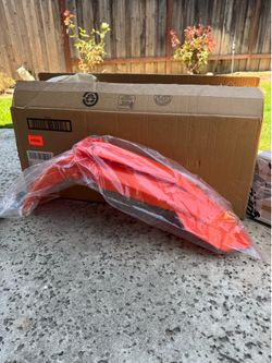 2 NEW KTM Front Fenders – UFO Plast & Acerbis – OEM Orange