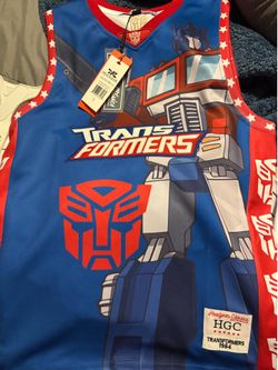 Kids large transformers jersey