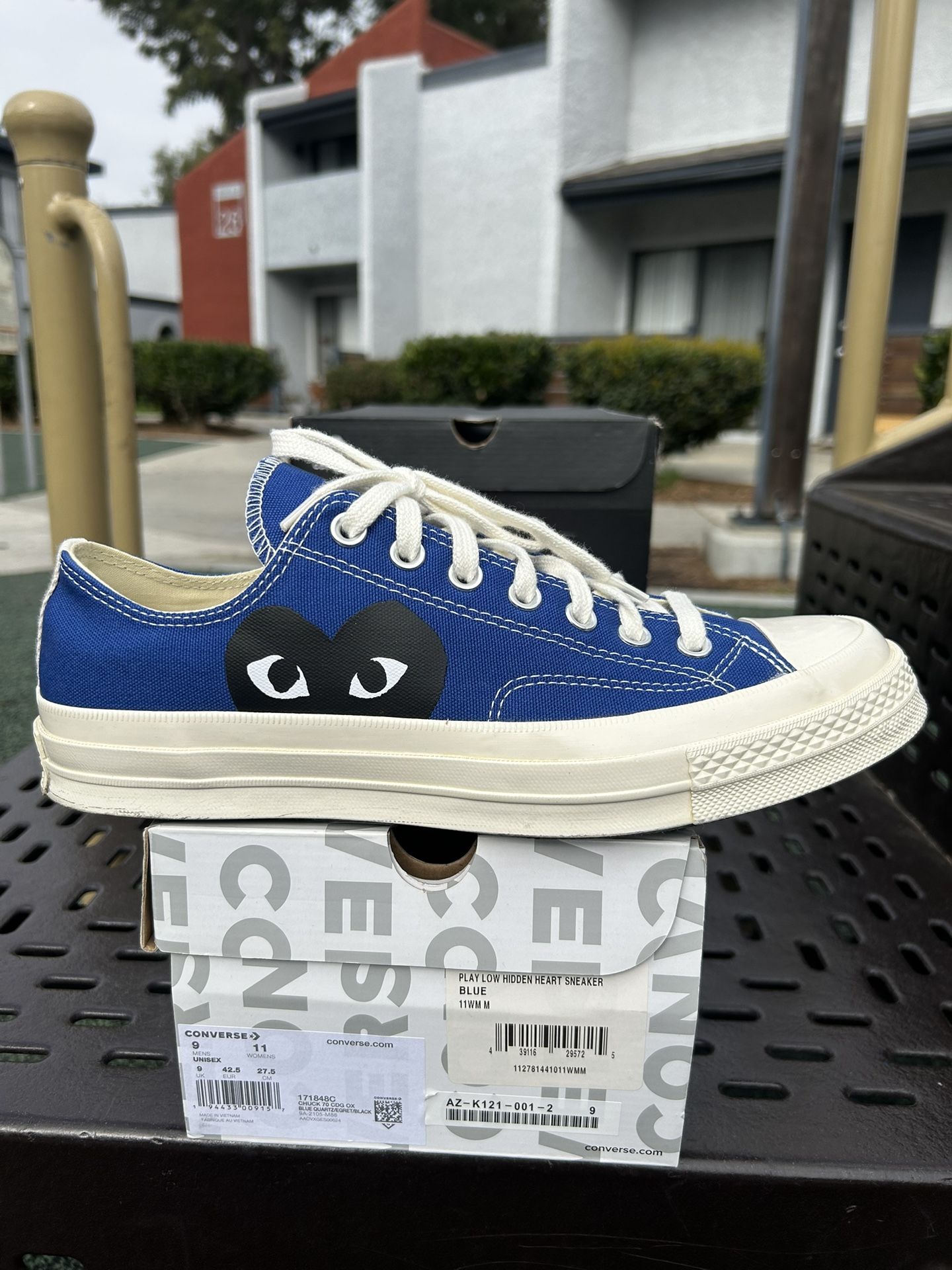 Vnds Converse Play X Chuck Taylor 70 Low Comme Des Garçons Size 9