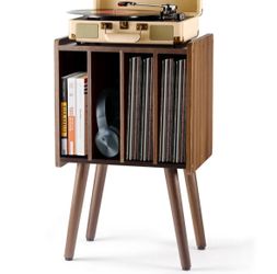 Brand new brown record player stand