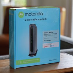 Motorola Cable Modem MB7621 24x8 DOCSIS 3.0 1000+ Mbps Comcast XFINITY