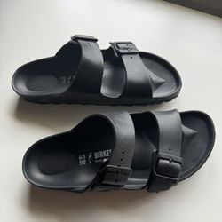 All black Birkenstock Sandals Size 40