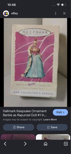Keepsake ornaments, Barbie