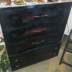 Bedroom Chest and Matching Dresser With Mirror