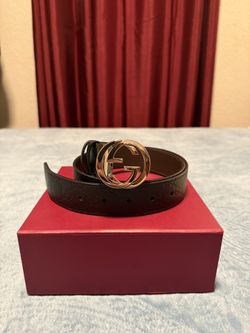 Gucci Reversible Belt Black/brown Sz 30