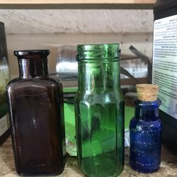 Antique Vintage Glass Bottles