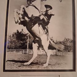 Authenyic Autograph THE LONE RANGER $150