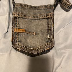 Hand Made Upcycled Denim Purse Handbag