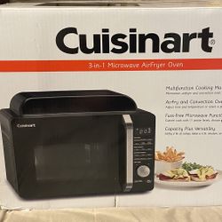 Cuisinart 3-in-1 Microwave, Airfryer, & Oven, Black