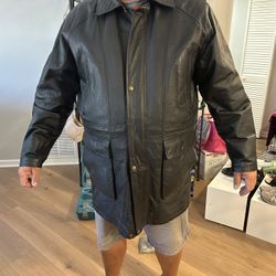 Men’s Leather Coat