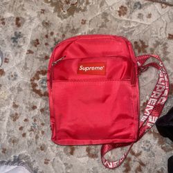 Supreme Red Crossbody Bag