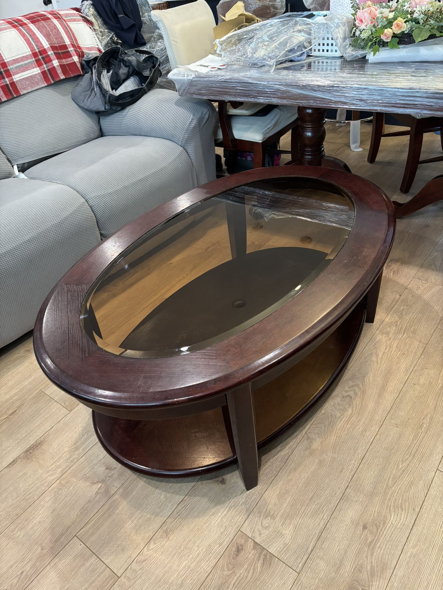 Modern Oval Coffee Table