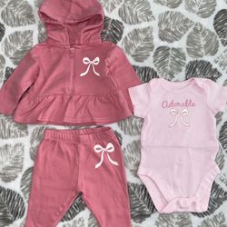 Baby Girl 0-3 Months Outfit 