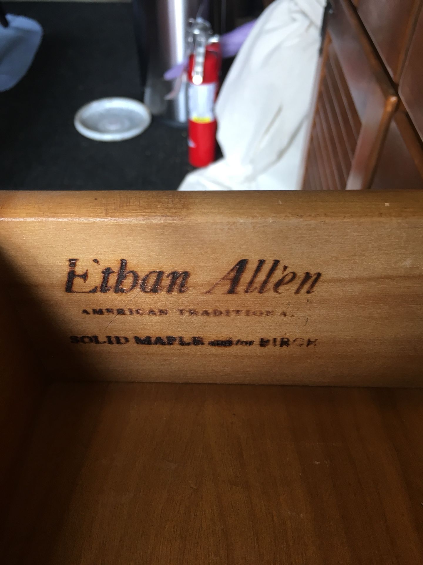 Vintage Ethan Allen 1960s Hutch solid maple Hutch for Sale in Seattle
