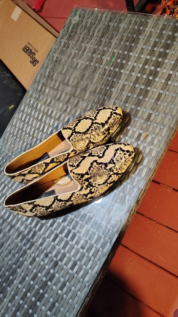 snake leather shoes size 12