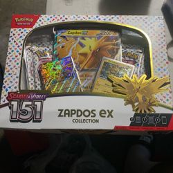 Pokemon Cards! Zapdos Ex 151 Box
