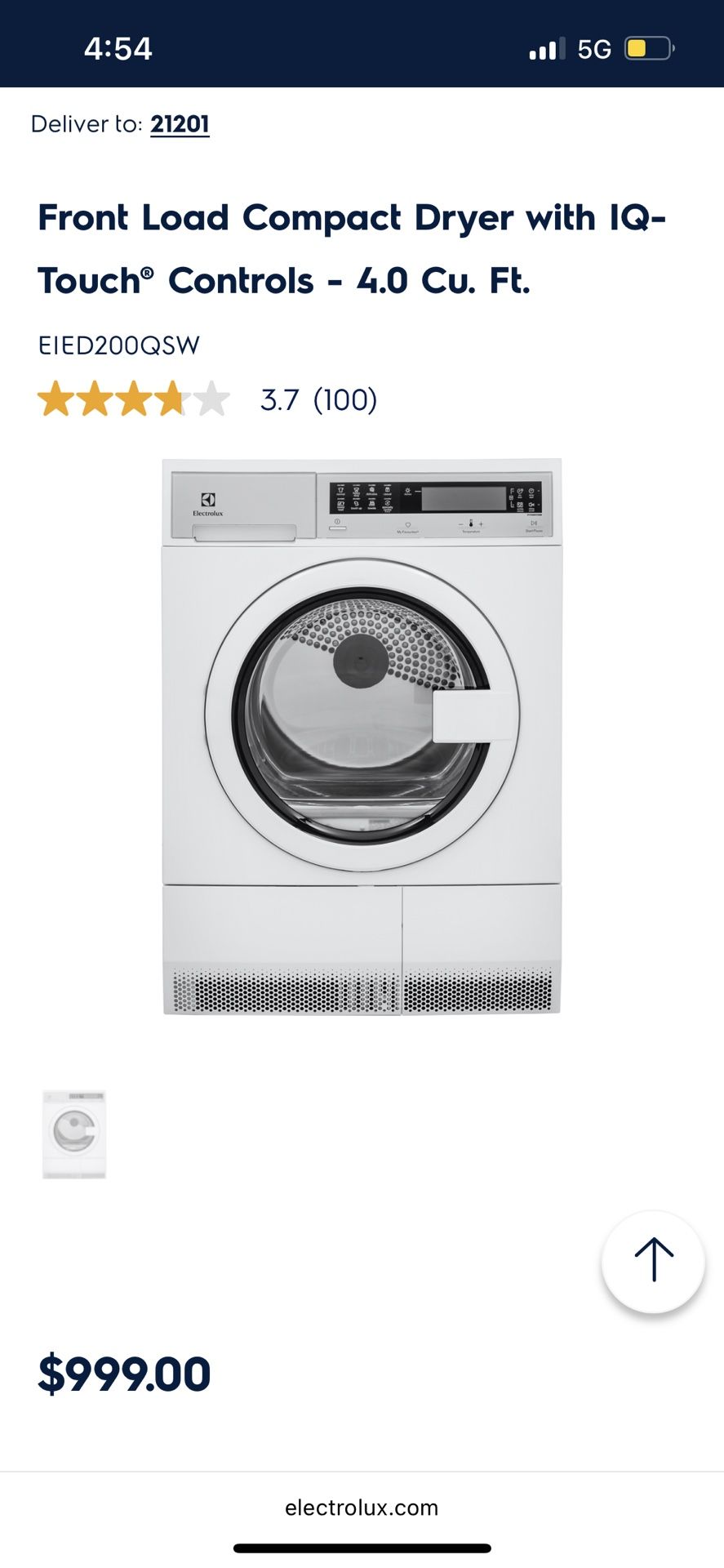 Electric Ventless Dryer