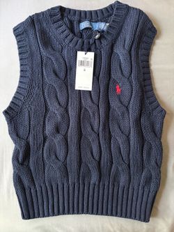 Ralph Lauren Polo Women’s Cable-knit Vest Medium