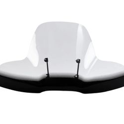 New In Box Motorcycle ATV Windshield Large Harley Windscreen fits Polaris Arctic Cat Honda Yamaha CanAm