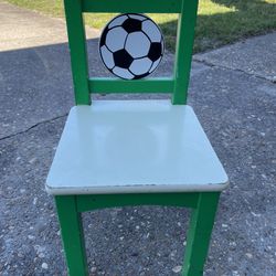Toddler Wooden Soccer Chair