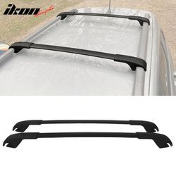 Fits 2014-2023 Jeep Cherokee 4DR Aluminum Roof Rack Rail Luggage Carrier Cross Bars