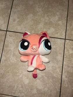 Littlest Pet Shop Pink Cat Plush