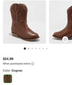 Toddler Memphis Zipper Western Boots