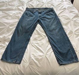 Levis 559 Mens Relaxed Fit Straight Leg Denim Jeans 38x30 Excellent Condition