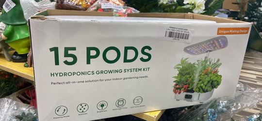 15 Pods Hydroponics Growing System Kit