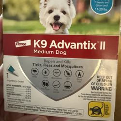 k9 Advantage Medium dog flea Med