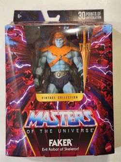 MASTERS OF THE UNIVERSE. MASTERVERSE. VINTAGE COLLECTION. FAKER 7 " ACTION FIGURE.