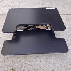 New Adjustable Standing Desk Converter Desk Riser with Laptop Keyboard Workstation Black