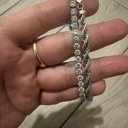 Men Silver Bracelet 