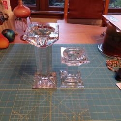 Shannon Crystal Candle Holders 