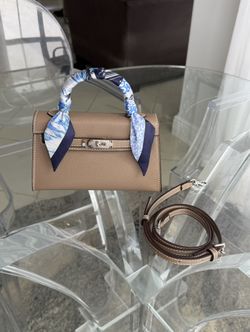 Unbranded Mini Kelly Style Etoupe Bag