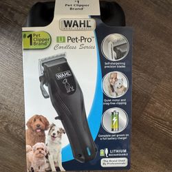 Wahl pet pro cordless series clippers new $30