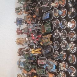 2003 MechWarriors Miniatures Battle Lot 76 pieces #1